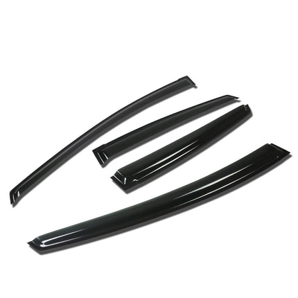 DNA motoring WVS-129 Dark Smoke Vent Window Visor 