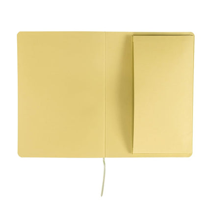 Fabriano Ecoqua Plus Stitch-Bound Notebook, 5.8" x 8.3", A5, Lined, Lime