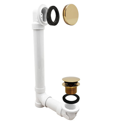 Westbrass 493244H-01 12" & 4" Bath Waste & Overflo