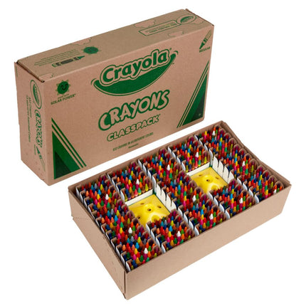 Crayola 832 Ct Crayon Classpack, 64 Assorted Colors (52-8019)