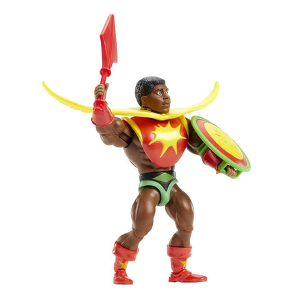 Masters of the Universe Origins Sun-Man Action Figure Battle Figures for Storytelling Play and Display, Gift for 6+ and Adult Collectors