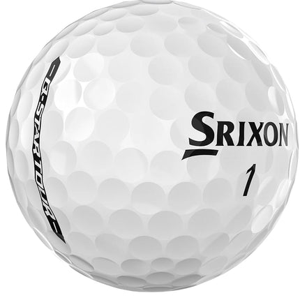 Srixon, New Q-Star Tour 5 2024 - Dozen Golf Balls - Soft Feel, Spin, Performance and Power - 3 Pieces - Urethane - Premium Golf Accessories and Golf Gifts, White