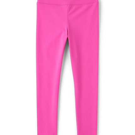 The Children's Place Girls' Soft Active Everyday Pull On Leggings, Pink Summer, Large
