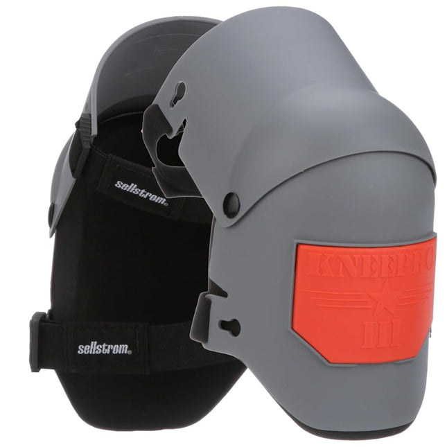 Sellstrom S96110 Knee Pro Ultra Flex Iii Series Durable Hard Plastic Hinged Knee Pad