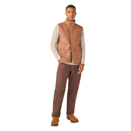 Dickies Men's Fully Waxed Canvas Vest, Acorn, Small