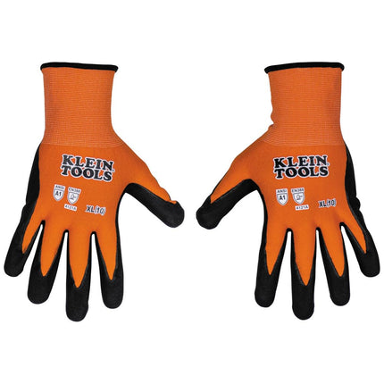 Klein Tools 60673 Work Gloves, Knitted Dipped Cut 