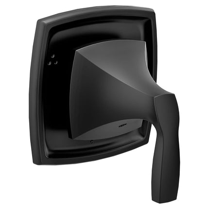 Moen Voss Noir mat Mitigeur inverseur 3 fonctions pour douche, cache-platine uniquement, valve requise, T4612BL