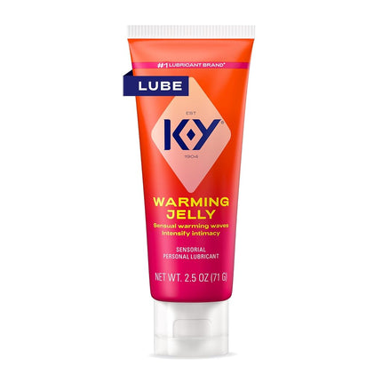 K-Y Warming Jelly Lubricant, 2.5 Ounce