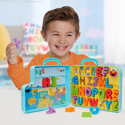 Tableau d'activités ludo-éducatif Elmo et l'apprentissage des lettres, La Rue Sésame, pour l'apprentissage et l'éducation préscolaire, jouets pour enfants sous licence officielle, à partir de 2 ans, cadeaux