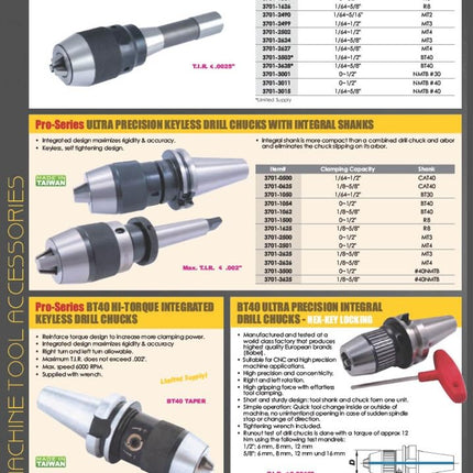 HHIP 3700-0120 Drill Chuck Arbor, MT4 to Jt5