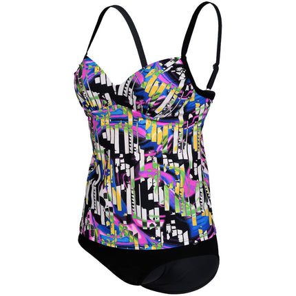 Arena Women's Carolina Bikini, Black Multi-black, 42 UK