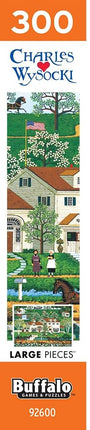 Buffalo Games - Charles Wysocki - Gingernut Valley - 300 Piece Jigsaw Puzzle for Adults - Challenging Puzzle Perfect for Game Nights - Finished Size is 21.25 x 15.00