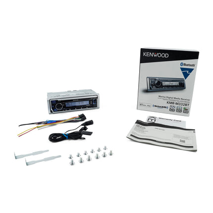 Receptor multimedia digital marino Kenwood KMR-M328BT con Alexa y Bluetooth integrado (NO reproduce CD)