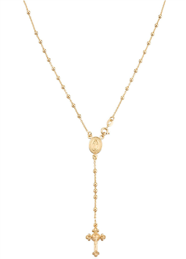 Miabella 18K Gold Over Sterling Silver Italian Ros
