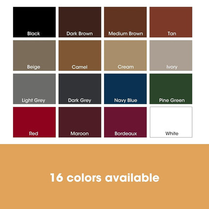 Furniture Clinic Leather Repair Paint, Color and Finish, Dark Grey