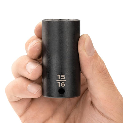 TEKTON 3/8 Inch Drive x 15/16 Inch Deep 12-Point Impact Socket | SID13224