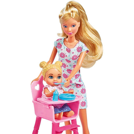 Simba 105736350 Steffi Love Baby World Puppe Doll, light, Piccolo, Pink