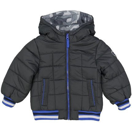 Osh Kosh B'Gosh Baby Boys Grey & Blue Puffer Coat (24M)