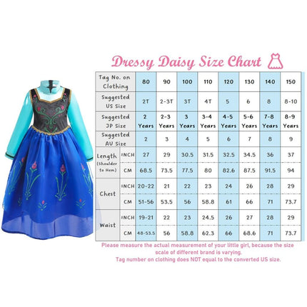Dressy Daisy Little Girls' Ice Princess Dress with Cape, Dark Blue, Size 6