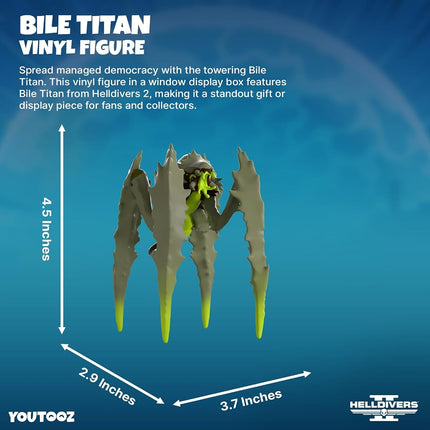Youtooz Helldivers 2 Bile Titan 4.5" Vinyl Figure, Official Collectible