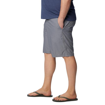 Columbia Men's Washed Out Short Hiking, Grey Ash, 40W x 10L