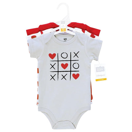 Pañaleros de algodón para bebé de niña Hudson Baby, Corazones de amor, 6-9 meses, Rojo, 6-9 meses