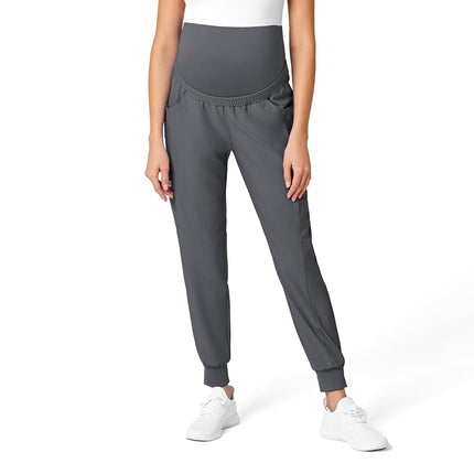 WonderWink Women's Maternity Jogger Pant, Pewter, 