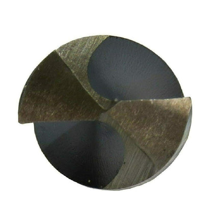 Drill America 1-13/64" Reduced Shank High Speed Steel Black & Gold Contractor Drill Bit with 3-Flat 1/2" Shank, KFD3F Series