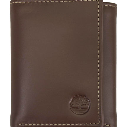 Timberland Men's Leather Trifold With Id Window Tr