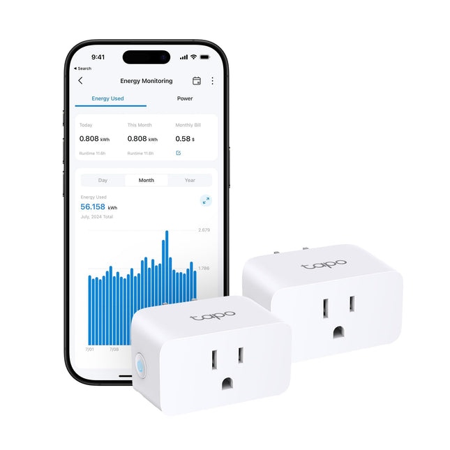 TP-Link Tapo Smart Plug Mini, Matter Compatible, C