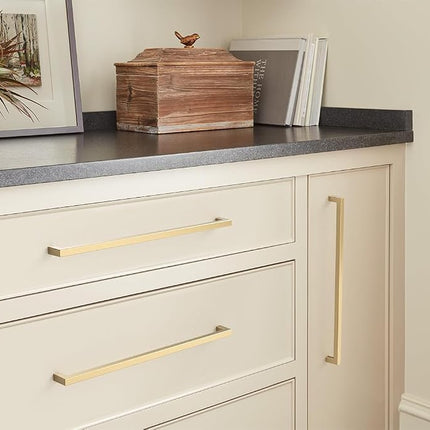 Amerock BP36911CZ Champagne Bronze Cabinet Pull | 12-5/8 inch (320mm) Center-to-Center Cabinet Hardware | Furniture Hardware | Drawer Pull