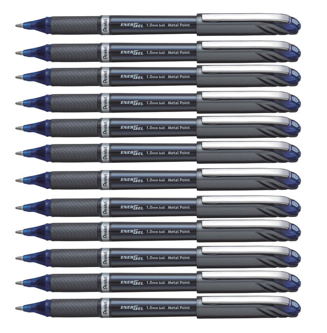 Pentel EnerGel Plus 1.0mm Rollerball - Blue Ink, (