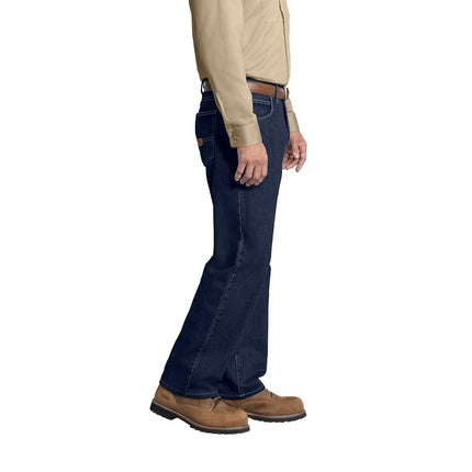 Red Kap Men's Relaxed Fit Jean, Prewashed Indigo, 48x30