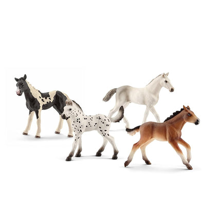 Schleich Horse Club - 4PC Foal Horse Toy Playset -