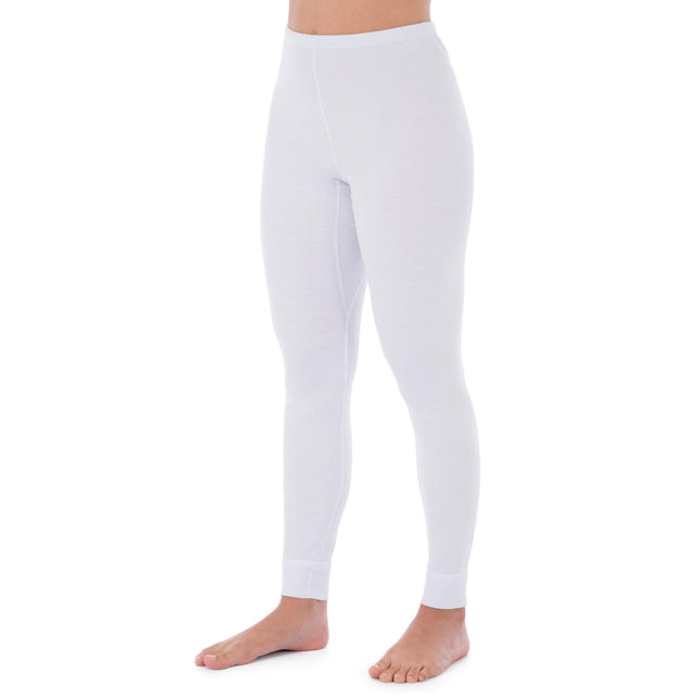 Fruit of the Loom - Parte de abajo de pijama - Parte de abajo térmica de micro waffle para mujer 4X