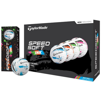 TaylorMade Golf Speed Soft Ink Multi-Pack Golf Bal