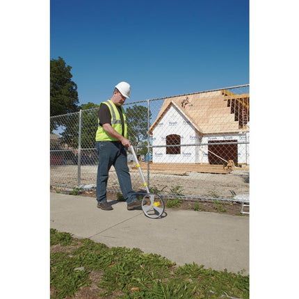 BOSCH Rolatape RT312 12.5-Inch Aluminum Measuring Wheel - Lightweight, Durable Design, Ideal for Landscaping & Construction, Yellow
