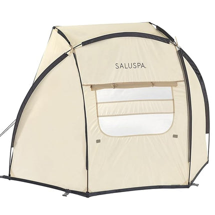 Bestway SaluSpa Windproof UV Protection Sun Shade Canopy Attachment Accessory with Mesh Windows for Round Inflatable Hot Tub Spas (Canopy Only)