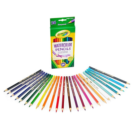 Crayola 24ct Watercolor Colored Pencils