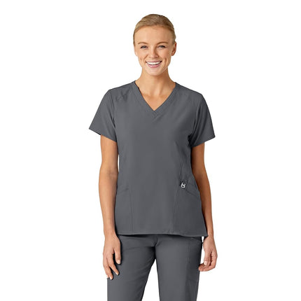 WonderWink W123 6155 Women's Stylized V-Neck Top, 