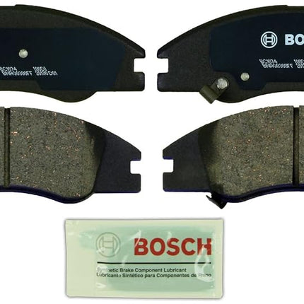 Bosch BC1074 QuietCast Premium Ceramic Disc Brake Pad Set For Kia: 2004-2009 Spectra, 2005-2009 Spectra5; Front