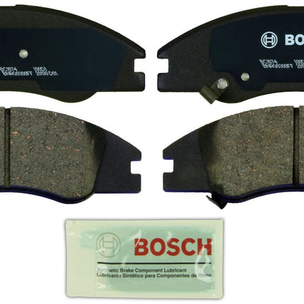 Bosch BC1074 QuietCast Premium Ceramic Disc Brake Pad Set For Kia: 2004-2009 Spectra, 2005-2009 Spectra5; Front
