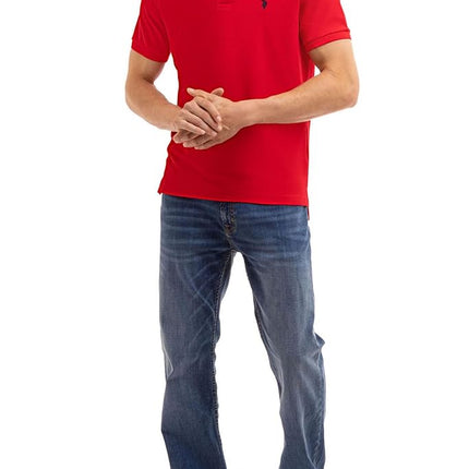 U.S. POLO ASSN. Men's Classic Polo Shirt, Engine Red, S