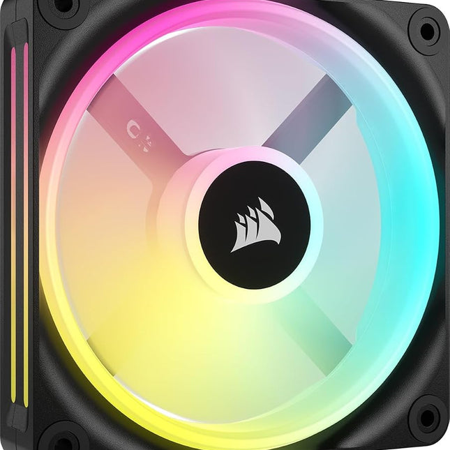 Corsair iCUE LINK QX120 RGB 120mm Magnetic Dome RGB Single Fan - Black