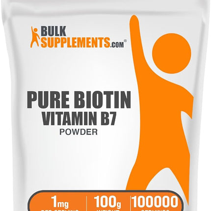 BulkSupplements.com Pure Biotin Powder - as Vitami
