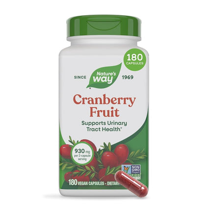 Nature's Way Cranberry Fruit, 180 Vcaps