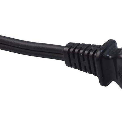 Woods 0293 2-Foot HPN Mini Plug Appliance Cord, Black