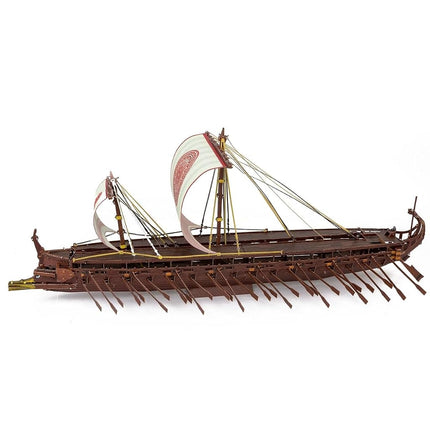 Metal Earth Premium Series Greek Trireme Ship 3D Metal Model Kit Fascinations