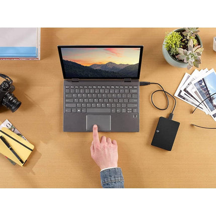 Seagate Expansion Portable, 1TB, External Hard Drive, 2.5 Inch, USB 3.0, for Mac and PC, 2 year Rescue Services (STKM1000400)