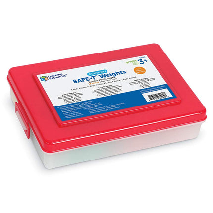 Learning Resources Customary Safe-T Weight Set, 13 Pieces